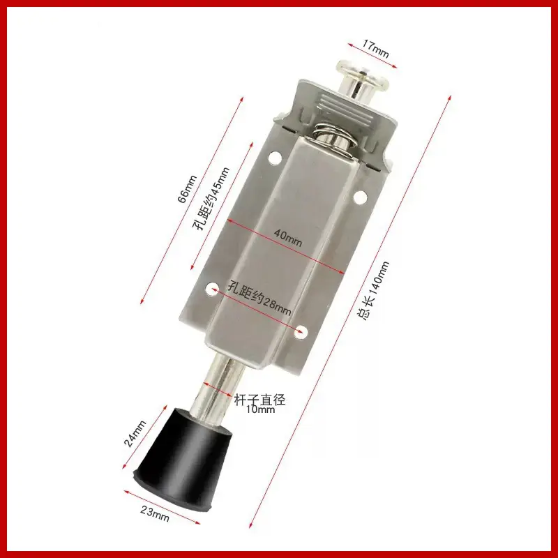 Chặn cửa đạp chân inox LT666